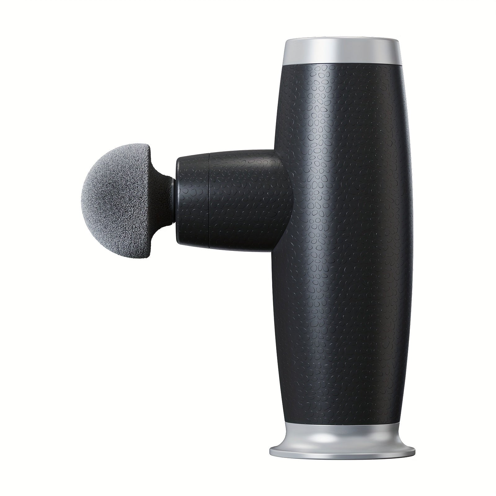 Mini Pistola de Massagem Elétrica - Massajador Portátil de Tecidos Profundos para Costas e Pescoço (Preto)