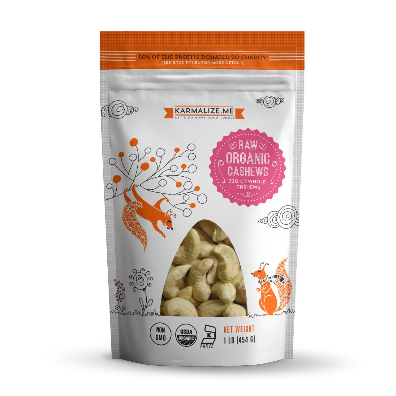 Caju Cru Biológico 100%, Inteiro - 454g