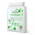 Cápsulas Saw Palmetto - 2500mg x 90 Cápsulas Vegan