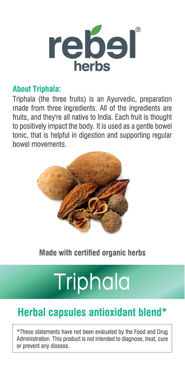 Cápsulas de Triphala