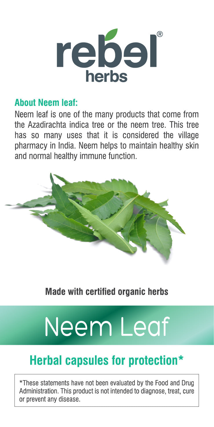 Cápsulas de Folha de Neem