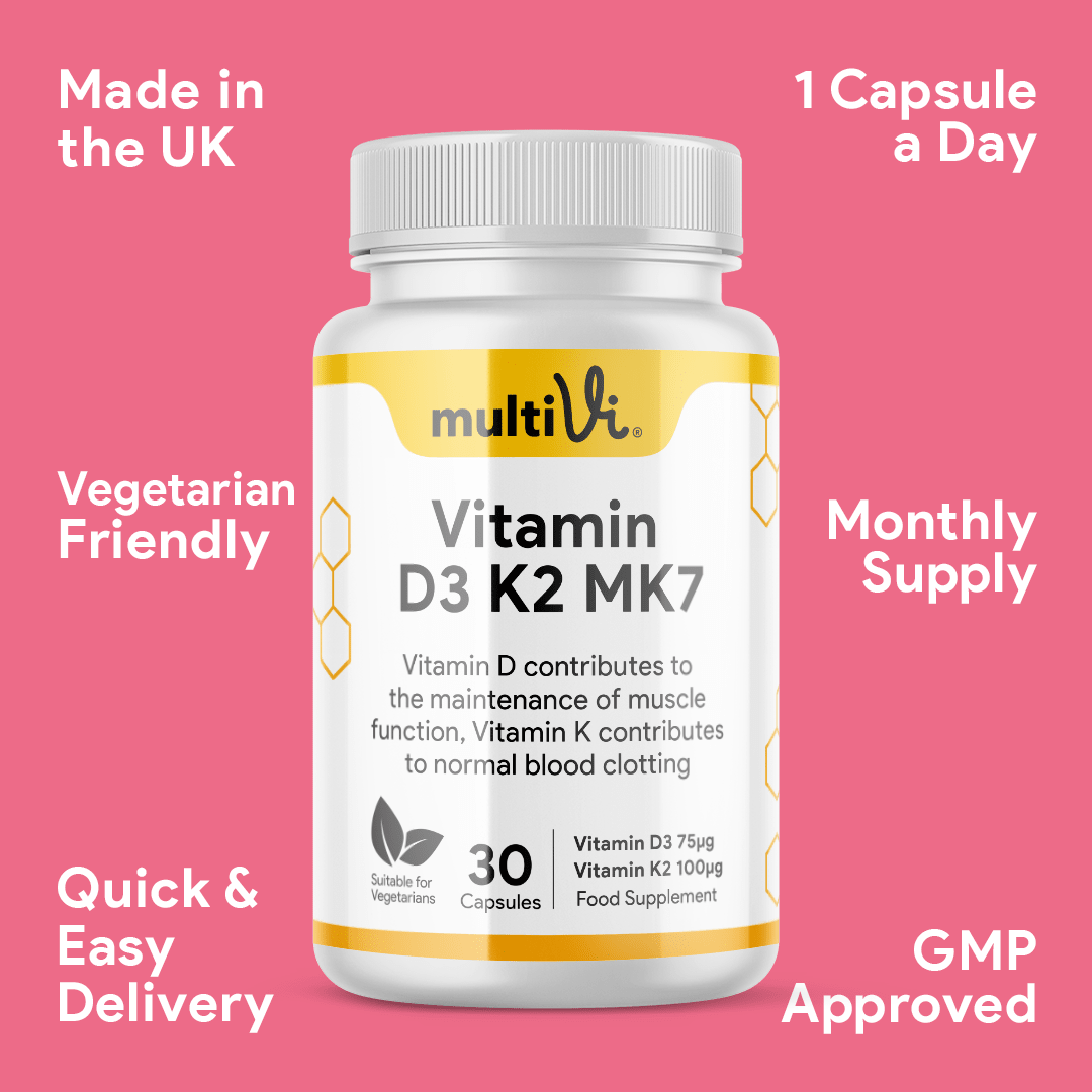 Vitamin D3 3000 IU + K2 MK-7 Supplement - Trendpoint
