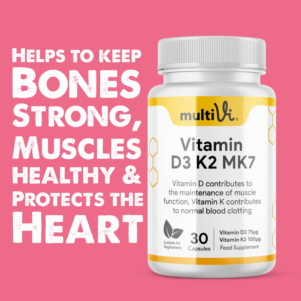 Vitamin D3 3000 IU + K2 MK-7 Supplement - Trendpoint